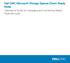 Dell EMC Microsoft Storage Spaces Direct Ready Node. Operations Guide for managing and monitoring Ready Node life cycle