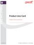 Product Line Card Product Line Card
