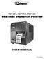 TDP42H, TDP43H, TDP46H Thermal Transfer Printer
