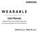 WEARABLE. User Manual SI\MSUNG. Gear S3 classic I Gear S3 frontier