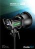 Like all Phottix products the Indra500 TTL was designed with the input of professional photographers around the world.