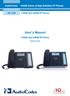 400HD Series of High Definition IP Phones. User s Manual. 430HD and 440HD IP Phone. Version 2.2.8