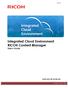 Integrated Cloud Environment RICOH Content Manager User s Guide