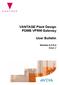 VANTAGE Plant Design PDMS VPRM Gateway. User Bulletin. Version Issue 2
