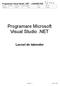 Programare Microsoft Visual Studio.NET