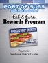 Eat & Earn Rewards Program