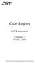 .CAM Registry. GDPR integration. Version nd May CAM AC Webconnecting Holding B.V. Beurs plein AA Rotterdam