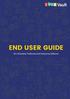 Vault. Vault. End User Guide END USER GUIDE. L o r e. (For Standard, Professional & Enterprise Editions)
