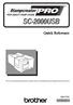 SC-2000USB. Quick Reference D00FSW001