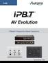 FAQ. AV Evolution. IPBaseT Frequently Asked Questions. Document Number: