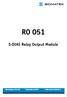 RO 051 S-DIAS Relay Output Module