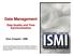 Data Management. Data Quality and Time Synchronization. Gino Crispieri - ISMI