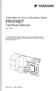 YASKAWA AC Drive 1000-Series Option PROFINET. Technical Manual