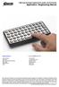 1200 Sub-miniature keyboard for public environments Application / Engineering Manual