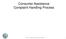 Consumer Assistance Complaint Handling Process. Water & Wastewater Reference Manual