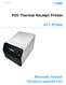A11-Prime-E(Rev001) POS Thermal Receipt Printer. A11 Prime. Bluetooth Manual (Windows/Android OS)