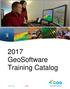 2017 GeoSoftware Training Catalog