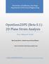 OpenSees2DPS (Beta 0.1): 2D Plane Strain Analysis
