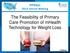 The Feasibility of Primary Care Promotion of mhealth Technology for Weight Loss. PPRNet