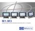 M1-M3. Industrial display units for dimensional measurement with 1 or 2 channels. Metro