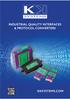 INDUSTRIAL QUALITY INTERFACES & PROTOCOL CONVERTERS