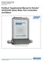 Profibus Supplemental Manual for Brooks GF40/GF80 Series Mass Flow Controllers and Meters