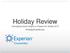 Holiday Review Unwrapping Great Insights to Prepare for Holiday 2013 #Holiday Review