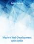 Modern Web Development with Kotlin