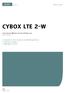 cybox lte 2-w Industrial and Mobile LTE and IEEE ac UMTS / LTE Router