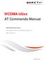 WCDMA UGxx AT Commands Manual