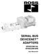 SERIAL BUS DEVICENET ADAPTERS RPSSCDM12A, RPSSCDM18PA