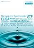 ATP ELISA. miniworkstation. Microvolume Spectrometer. Microplate Coating. Luciferase. Assays. Microplate Washer. Reader.