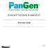 PANGEN SYSTEM WARRANTY. Warranty Guide