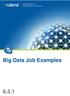 Big Data Job Examples