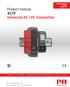 Product manual 4179 Universal AC / DC transmitter