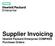 Supplier Invoicing Hewlett Packard Enterprise COMPASS Purchase Orders