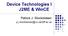 Device Technologies I J2ME & WinCE