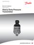 Sensors Heavy-Duty Pressure Transmitter