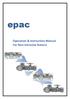 epac Operation & Instruction Manual For Non-intrusive feature 1 P a g e