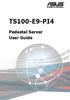 TS100-E9-PI4. Pedestal Server User Guide