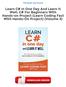 Learn C# In One Day And Learn It Well: C# For Beginners With Hands-on Project (Learn Coding Fast With Hands-On Project) (Volume 3) Read Free Books