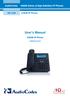 400HD Series of High Definition IP Phones. User s Manual. 420HD IP Phone. Version