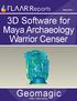 3D Software for Maya Archaeology Warrior Censer