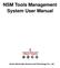 NSM Tools Management System User Manual