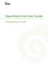 OpenStack End User Guide. SUSE OpenStack Cloud 8