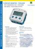 FLOW RATE MONITOR / TOTALIZER