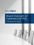 Board Oversight of Cybersecurity Risk. A Framework for Inquiry