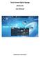 Touch Screen Digital Signage (Network) User Manual