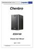 Chenbro. ES34169 Chassis User s Manual. April / 2 /