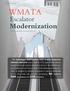 WMATA. Modernization. Escalator. 588 escalators and 238 elevators.